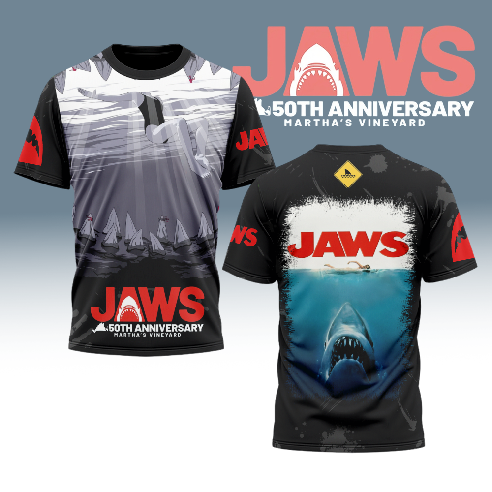 Goalzenith Jaws Movie T-Shirt For Fans