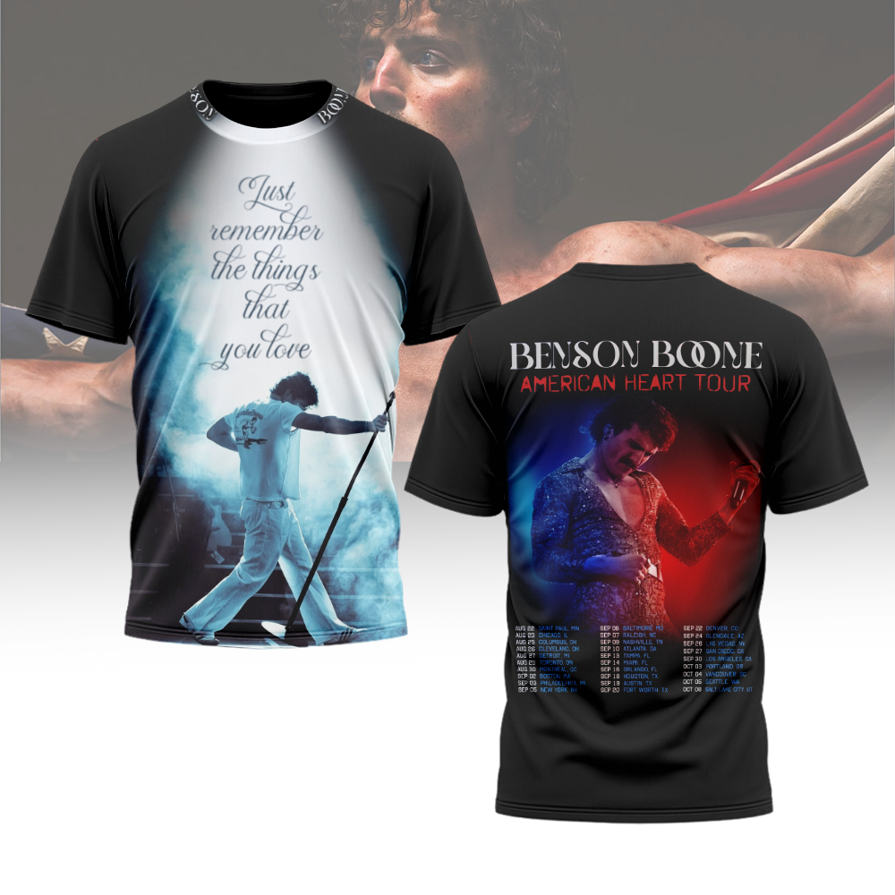 Goalzenith Benson Boone T Shirt Gifts For Fans