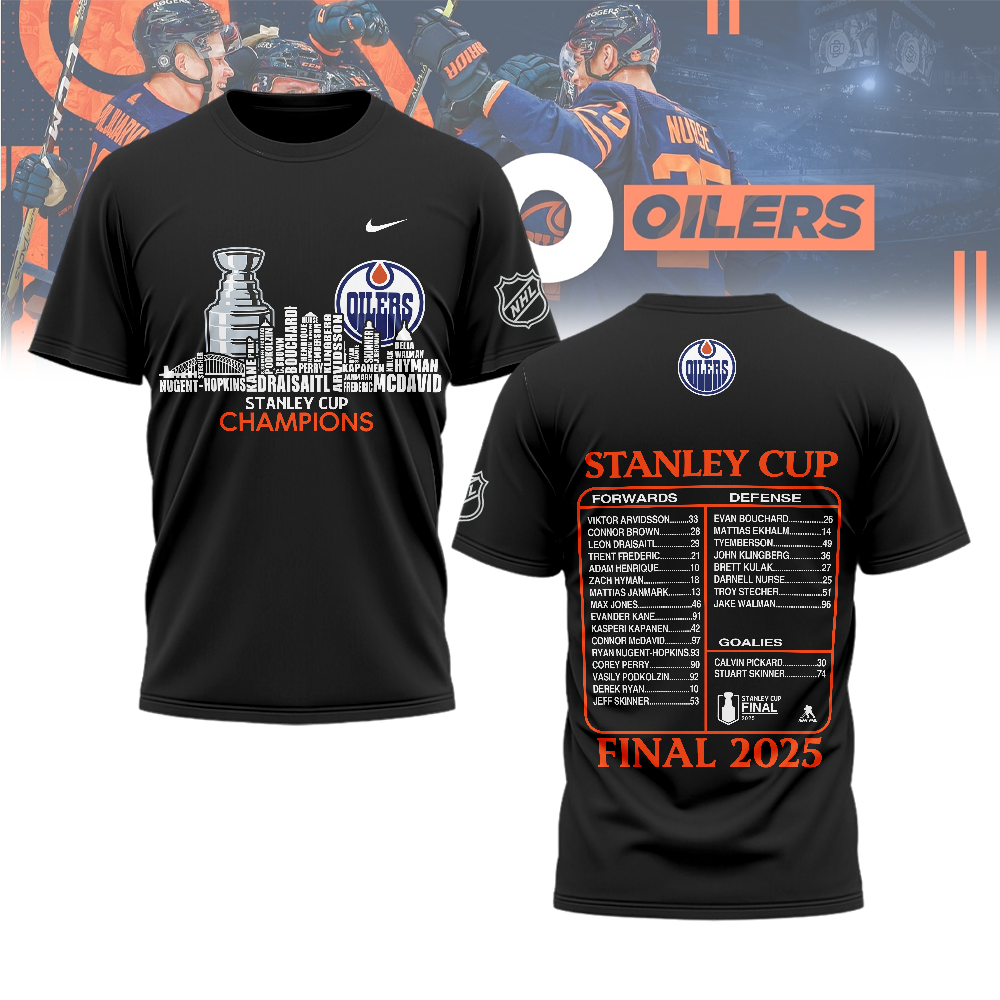 Goalzenith Edmonton Oilers T Shirt Gifts For Fans