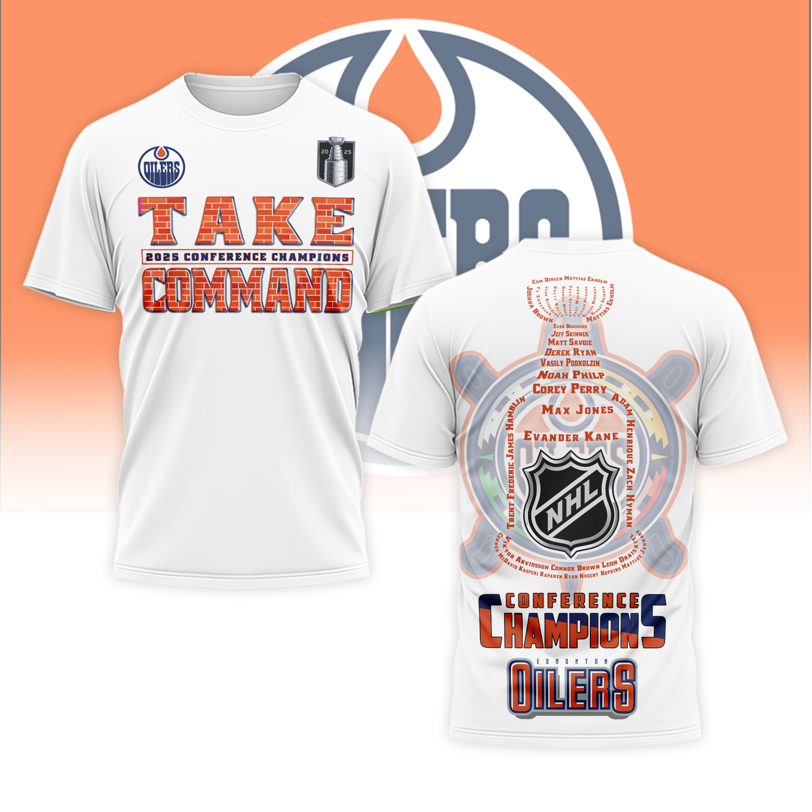 Goalzenith Edmonton Oilers T Shirt Gifts For Fans