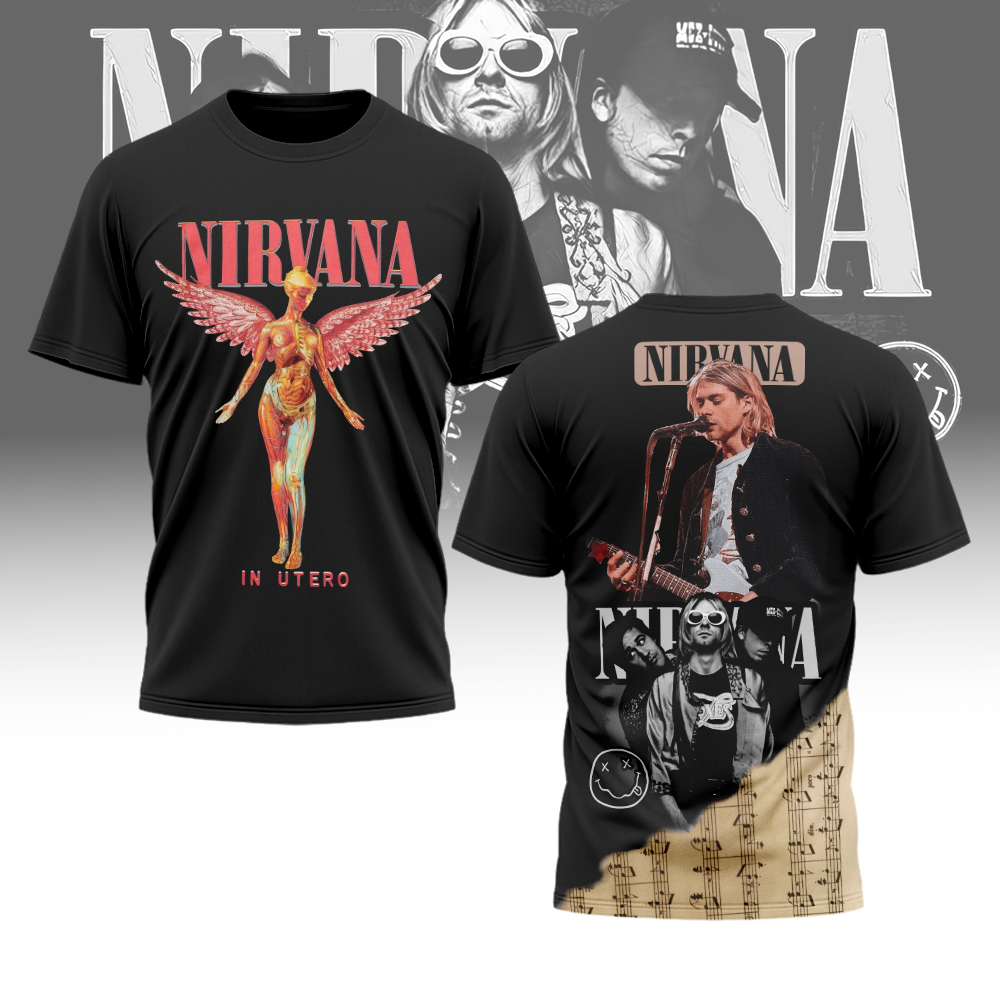 Goalzenith Nirvana Band T Shirt Gifts For Fans
