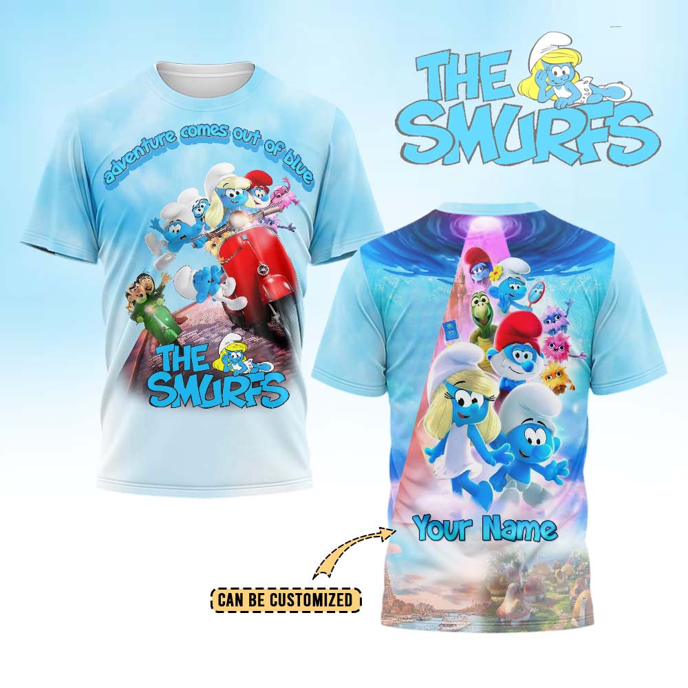 Goalzenith The Smurfs Personalized T Shirt Gift For Fans