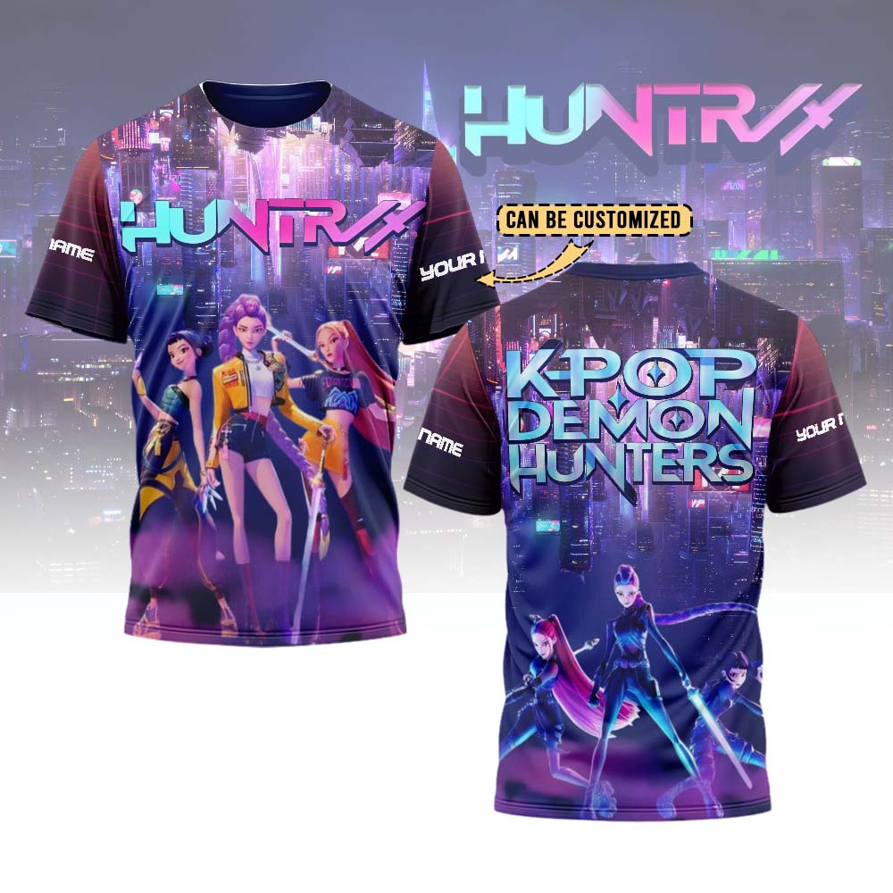 Goalzenith Huntrix Kpop Demon Hunters Personalized T Shirt Gift For Fans