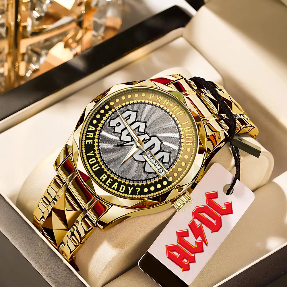 Goalzenith AC/DC Music Alloy Luxury Quartz Watch For Fan