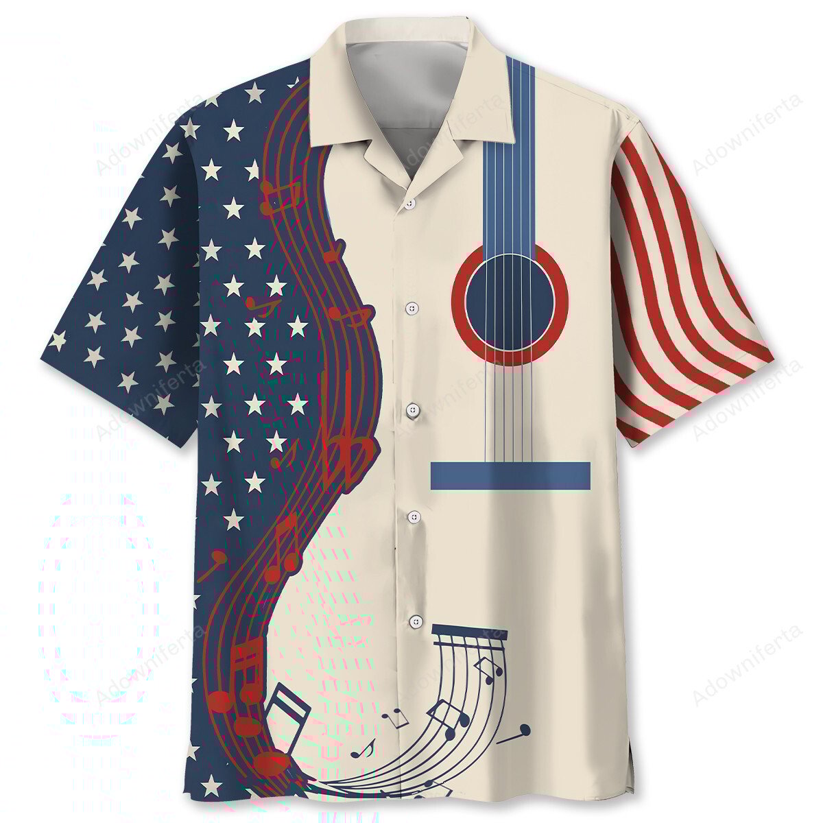 Goalzenith American Guitar Hawaiian Shirt For Fan
