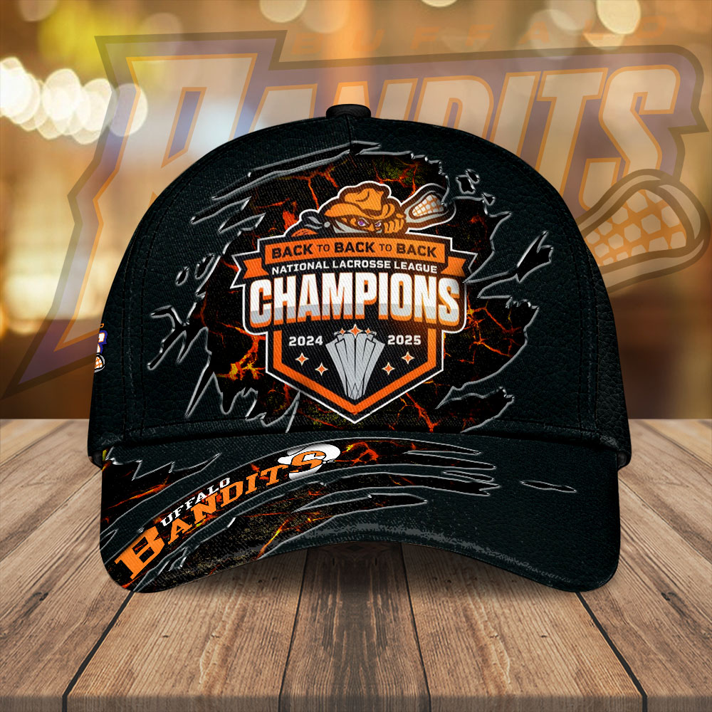 Goalzenith Buffalo Bandits NLL Classic Cap For Fan