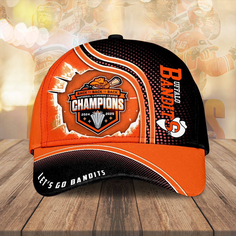 Goalzenith Buffalo Bandits NLL Classic Cap For Fan