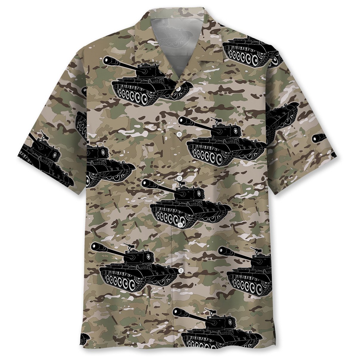 Goalzenith Camo Tank M4 Hawaiian Shirt For Fan
