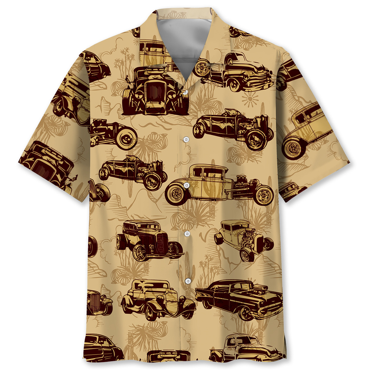 Goalzenith Classic Hot Rod Desert Hawaiian Shirt For Fan