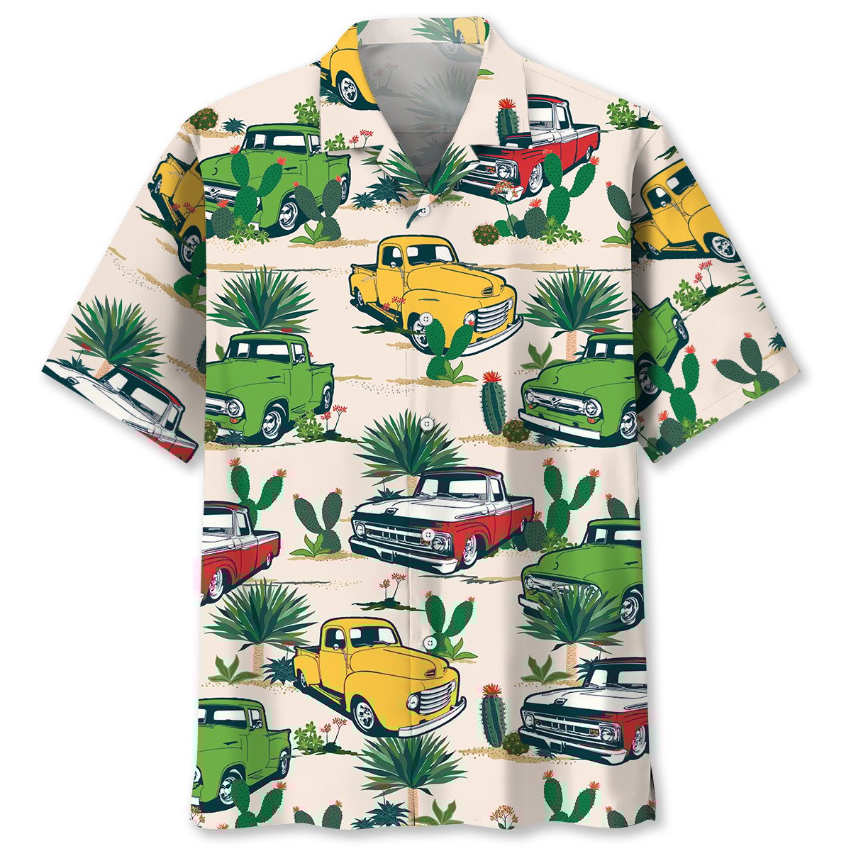 Goalzenith Classic Pick Up Truck Desert Hawaiian Shirt For Fan