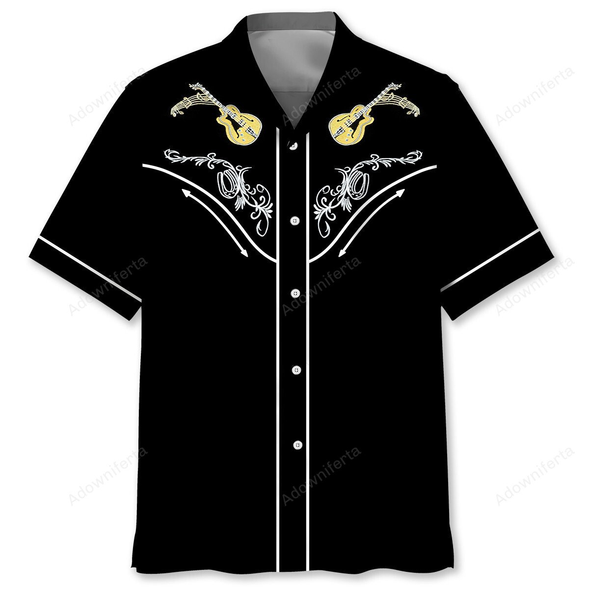 Goalzenith Cowboy Guitar Hawaiian Shirt For Fan