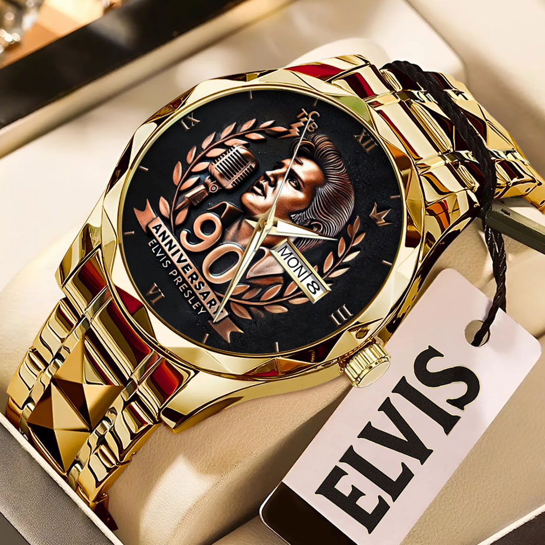 Goalzenith Elvis Presley Music Alloy Luxury Quartz Watch For Fan