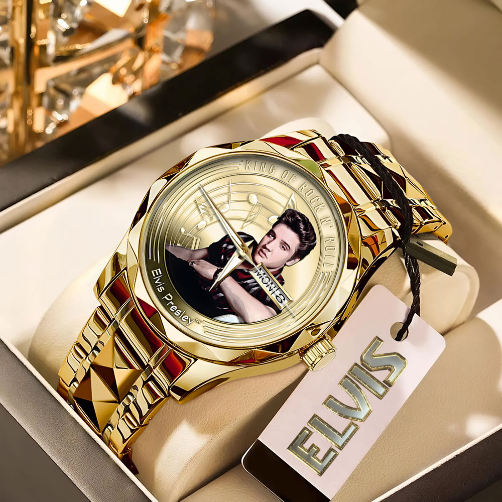 Goalzenith Elvis Presley Music Alloy Luxury Quartz Watch For Fan