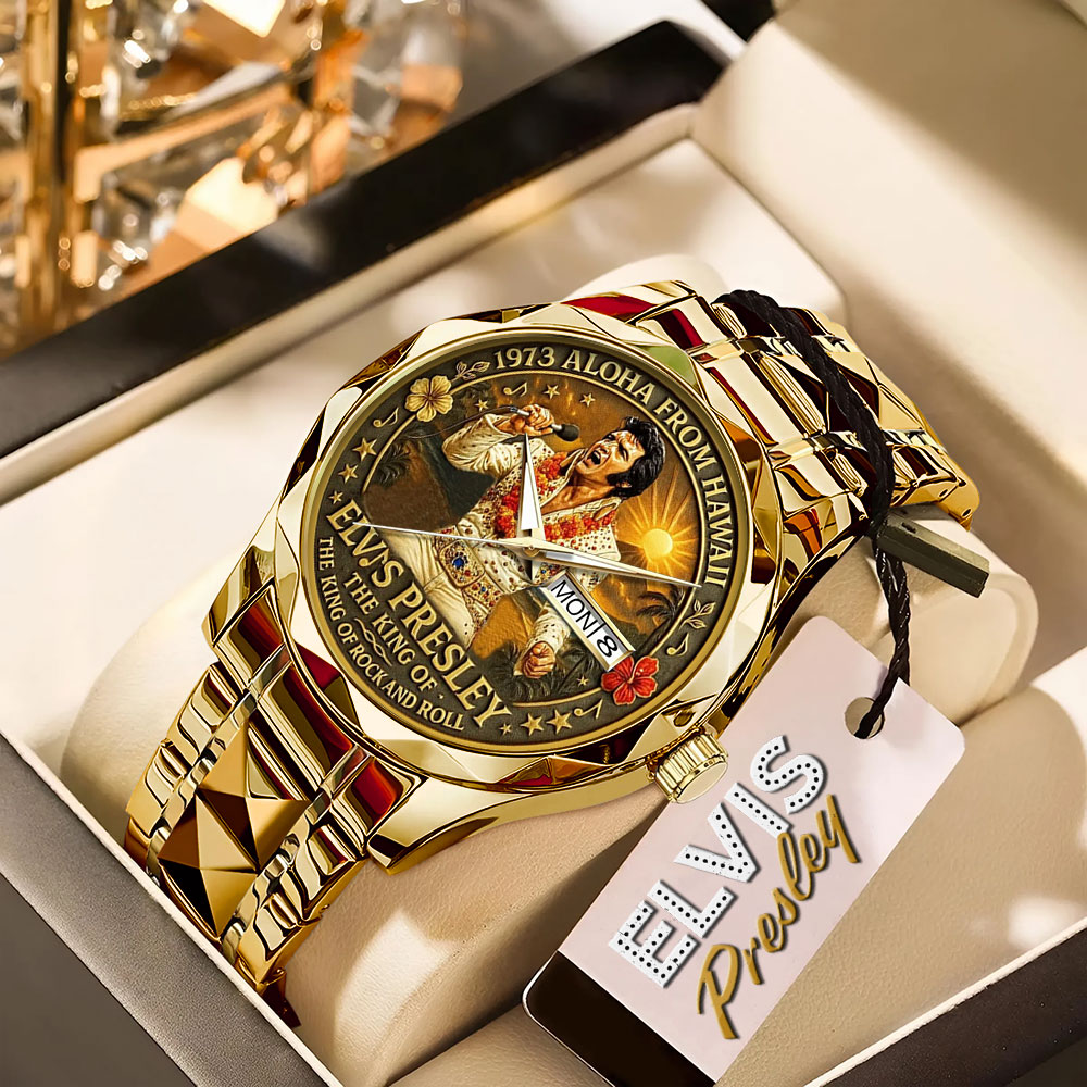 Goalzenith Elvis Presley Music Alloy Luxury Quartz Watch For Fan