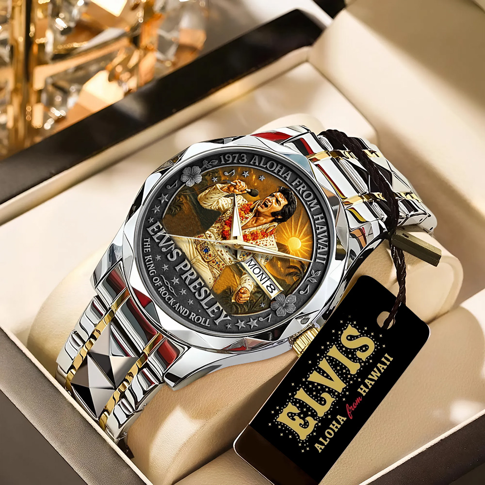 Goalzenith Elvis Presley Music Alloy Luxury Quartz Watch For Fan