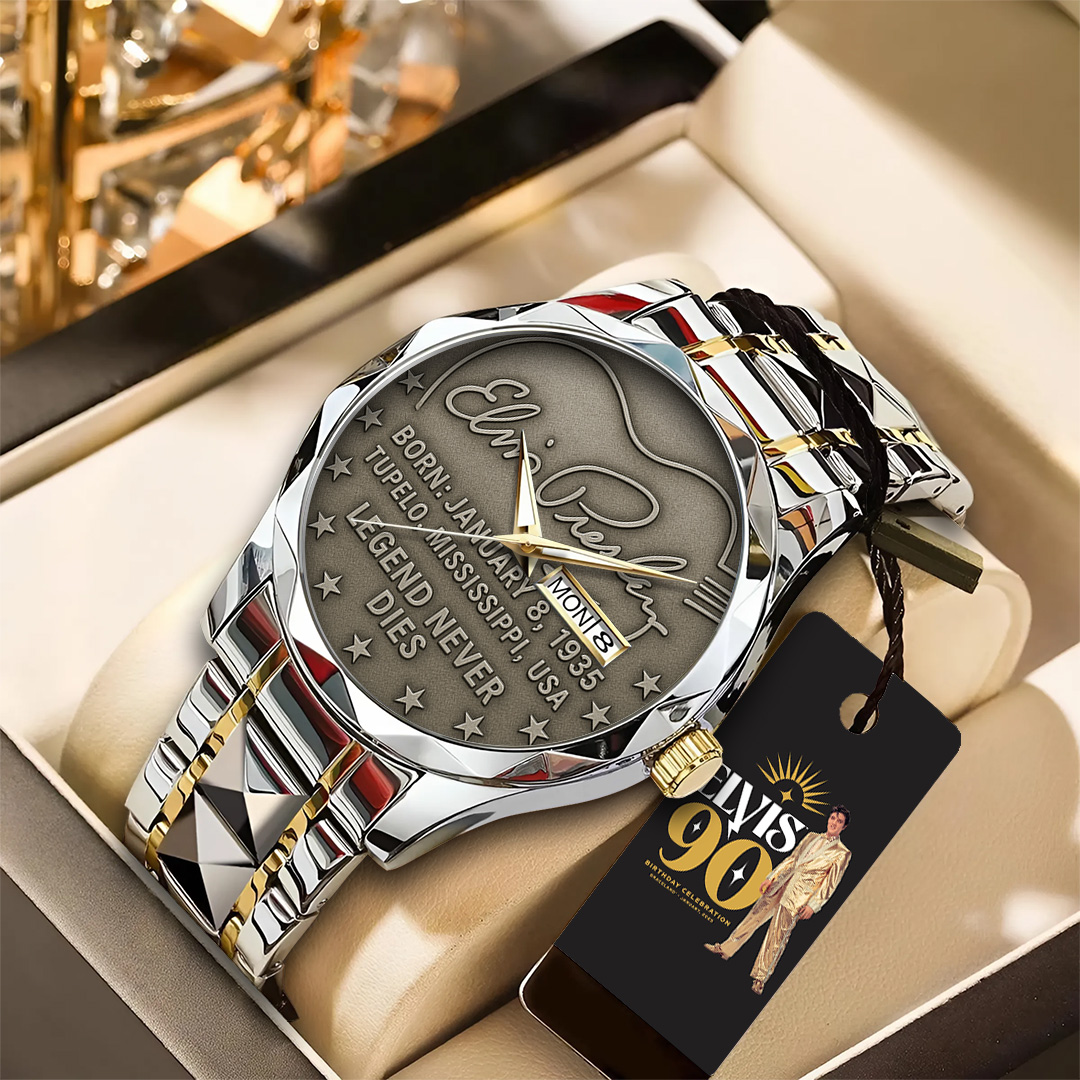 Goalzenith Elvis Presley Music Alloy Luxury Quartz Watch For Fan