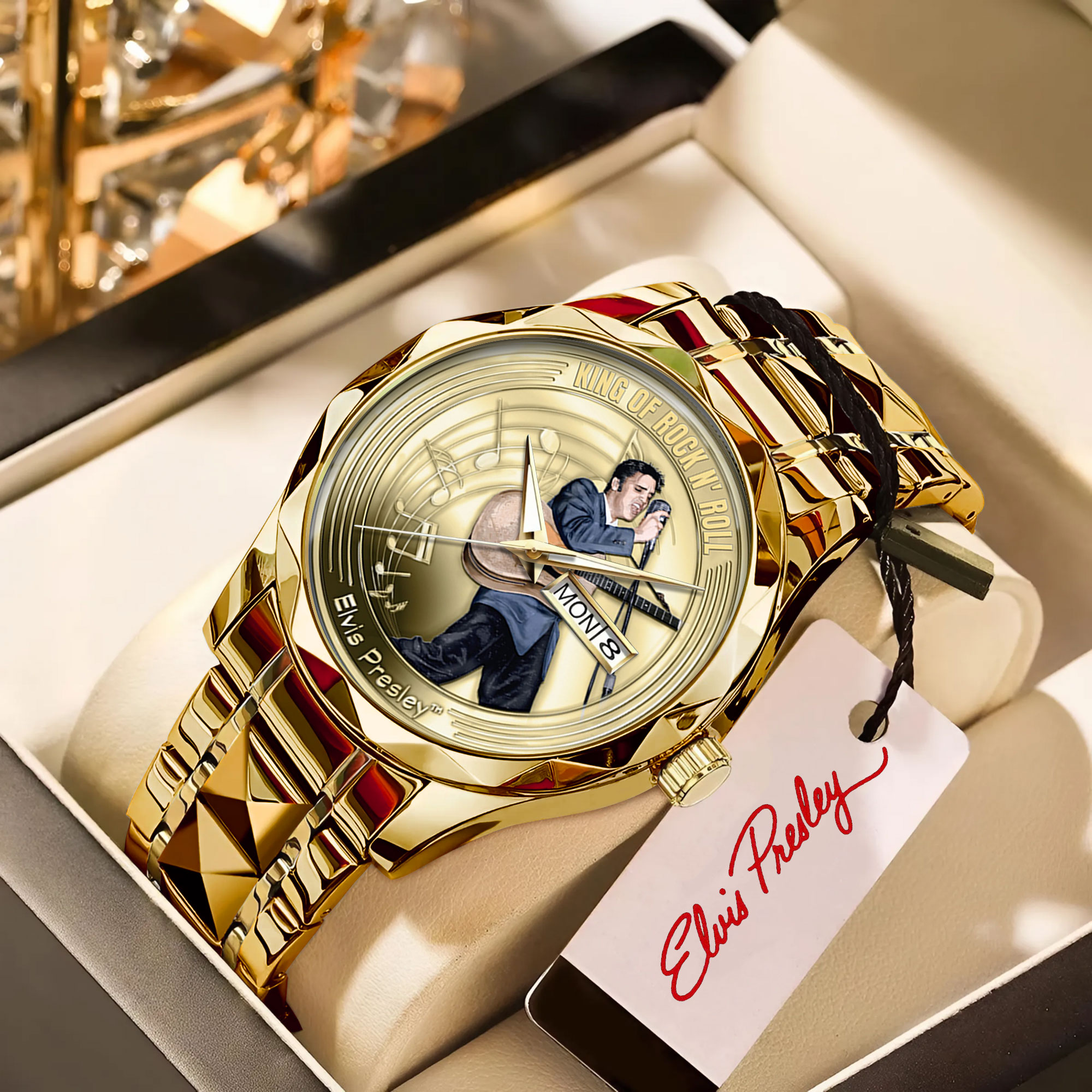 Goalzenith Elvis Presley Music Alloy Luxury Quartz Watch For Fan
