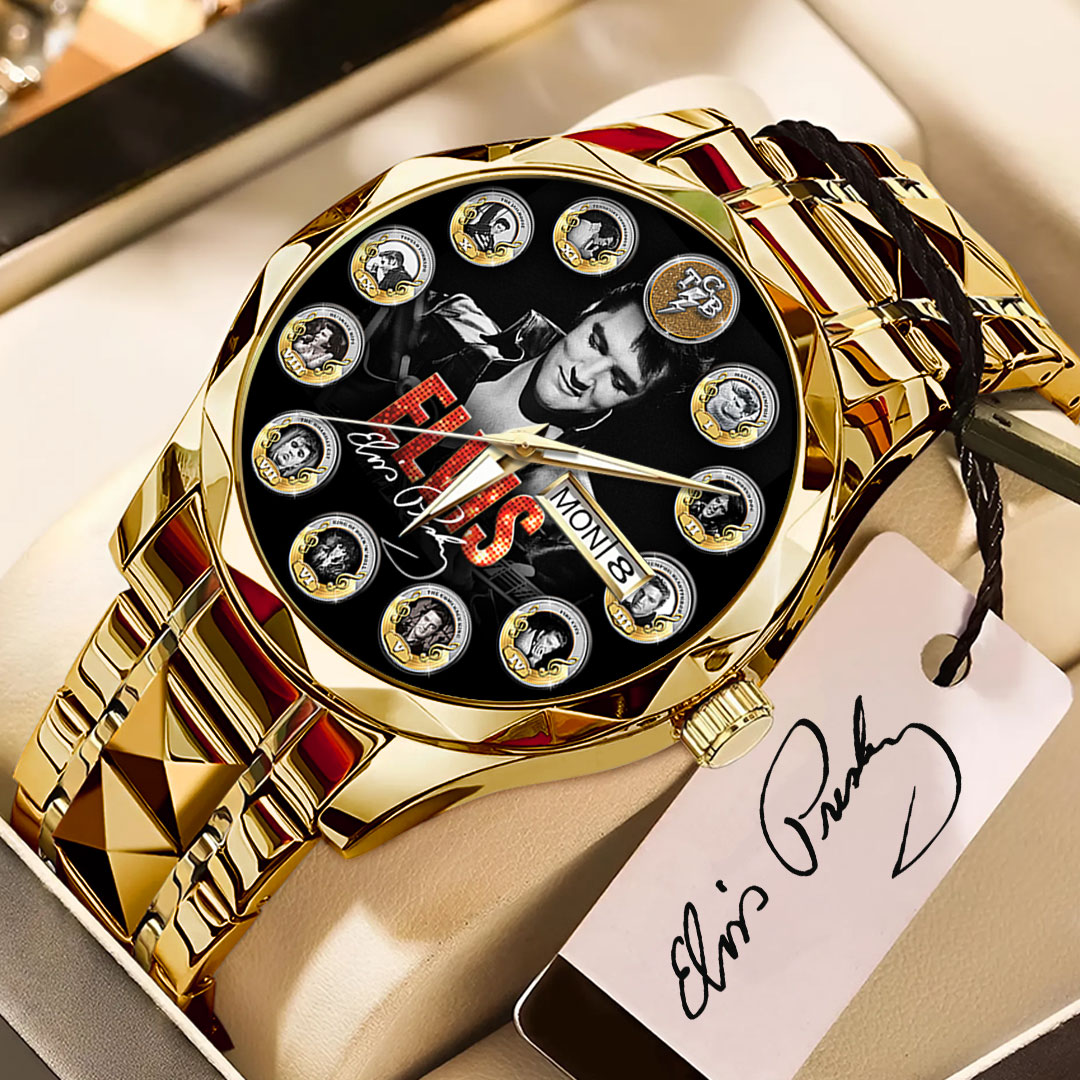 Goalzenith Elvis Presley Music Alloy Luxury Quartz Watch For Fan