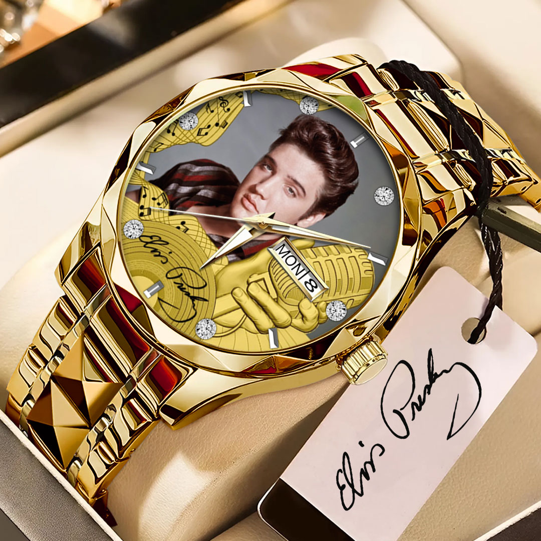 Goalzenith Elvis Presley Music Alloy Luxury Quartz Watch For Fan