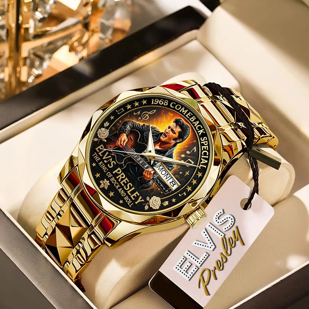 Goalzenith Elvis Presley Music Alloy Luxury Quartz Watch For Fan