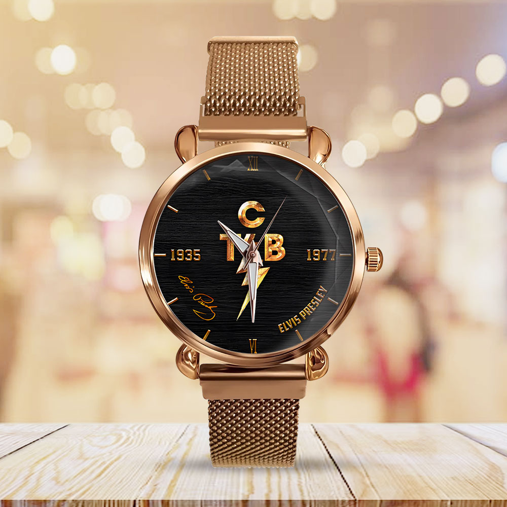 Goalzenith Elvis Presley Music Mesh Strap Quartz Watch For Fan