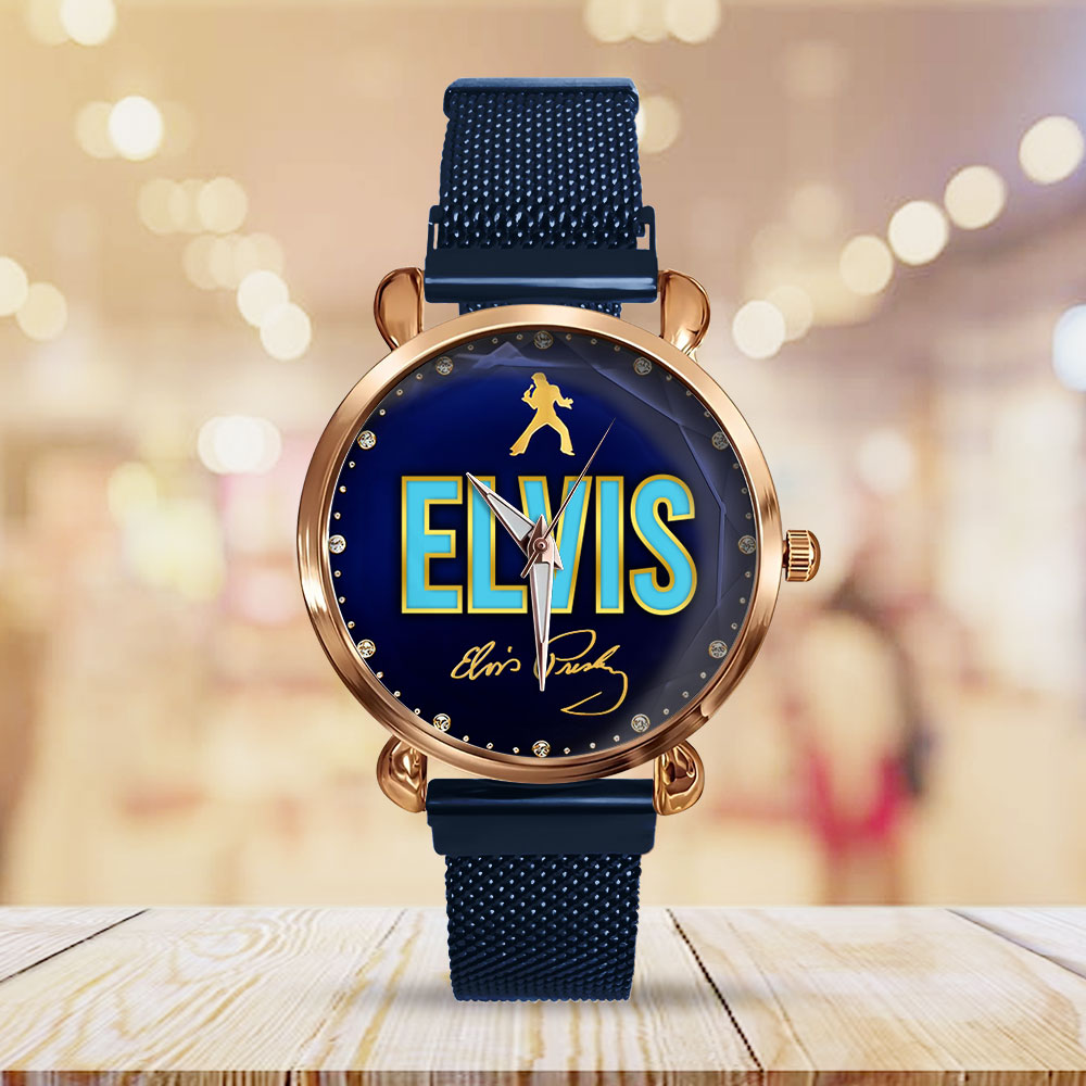 Goalzenith Elvis Presley Music Mesh Strap Quartz Watch For Fan