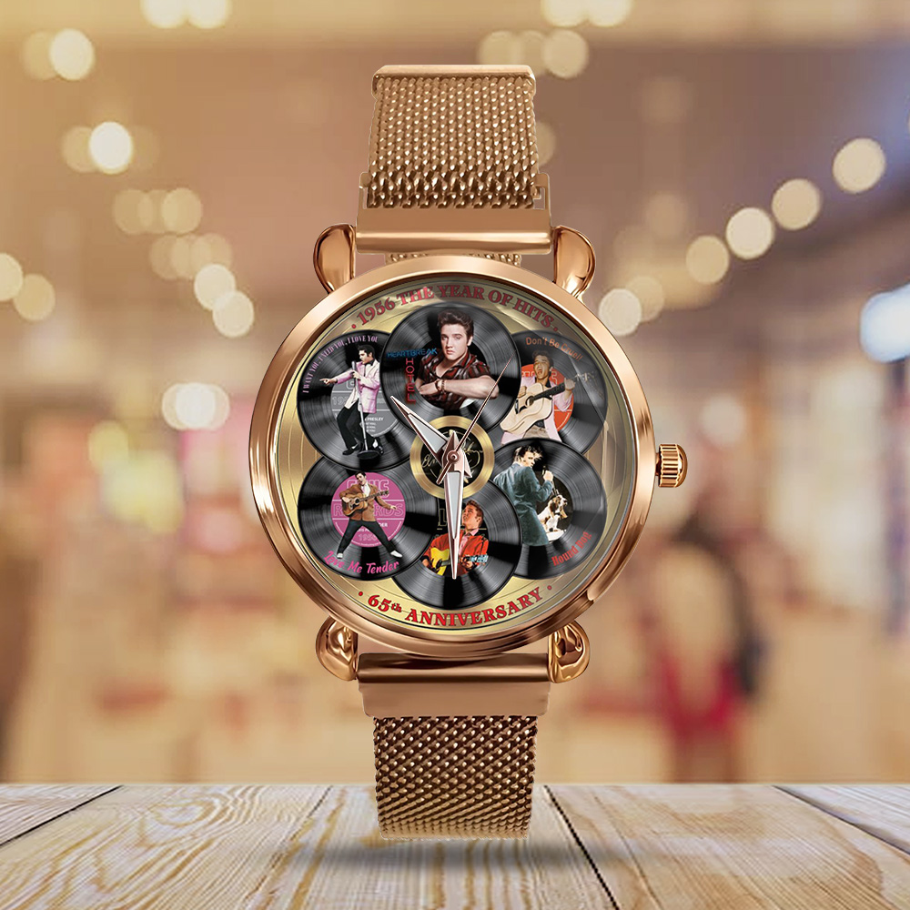 Goalzenith Elvis Presley Music Mesh Strap Quartz Watch For Fan