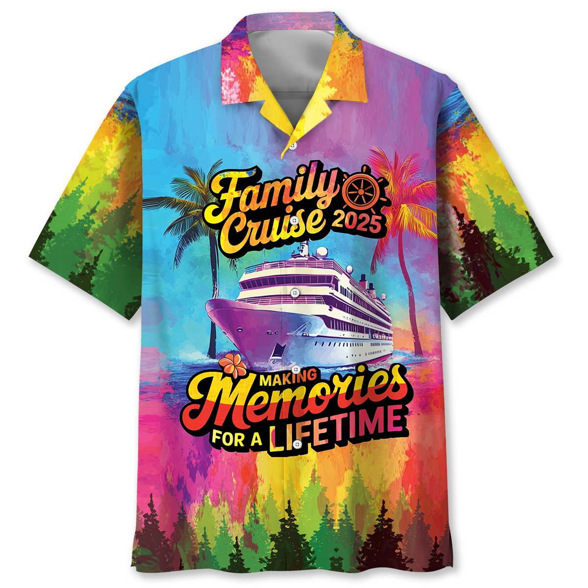 Goalzenith Family Cruise 2025 Making Memories For A Lifetime Hawaiian Shirt For Fan