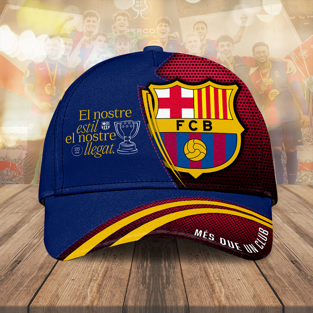Goalzenith FC Barcelona La Liga Classic Cap For Fan