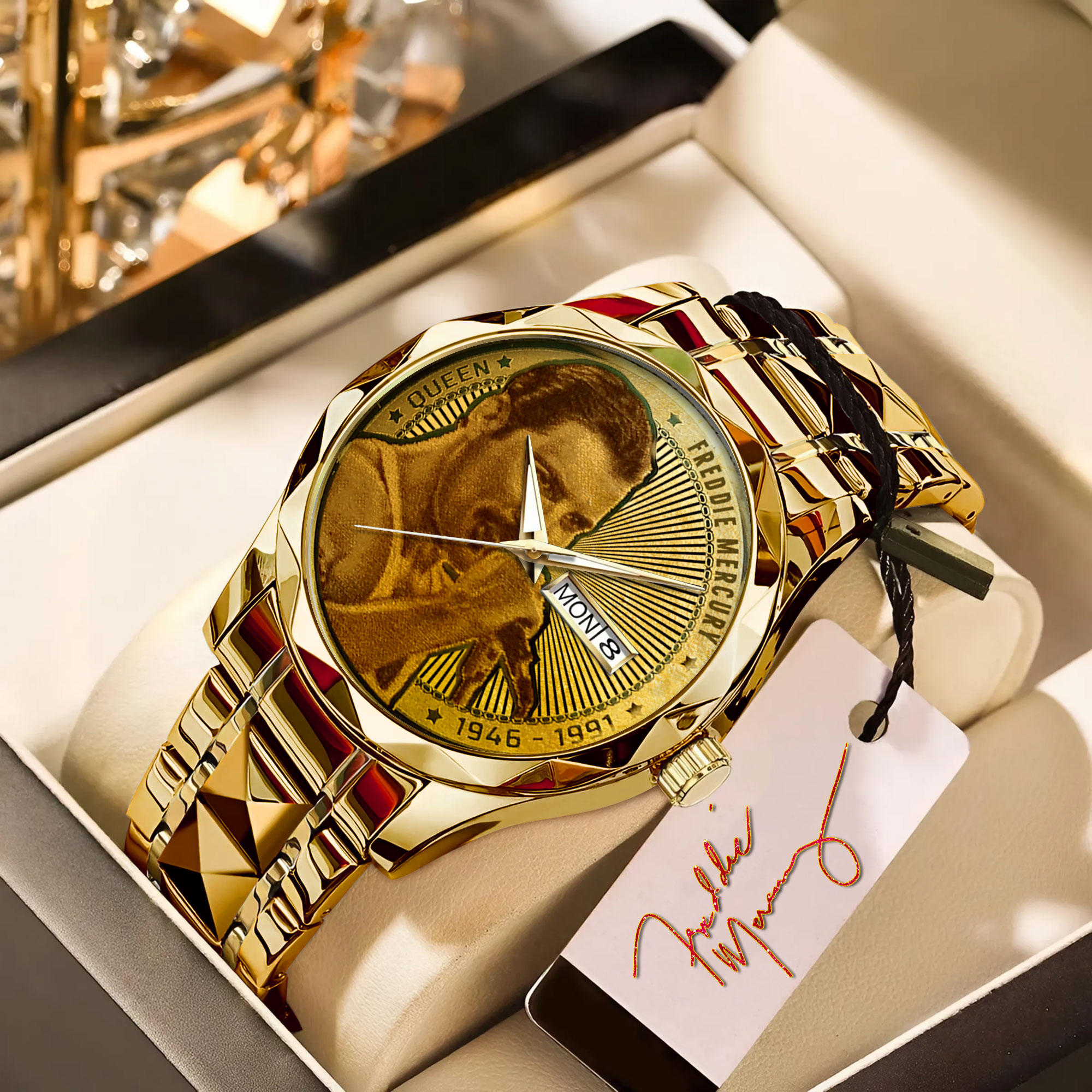 Goalzenith Freddie Mercury Music Alloy Luxury Quartz Watch For Fan