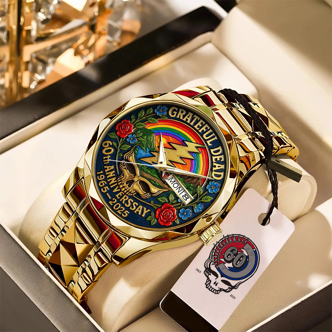 Goalzenith Grateful Dead Music Alloy Luxury Quartz Watch For Fan