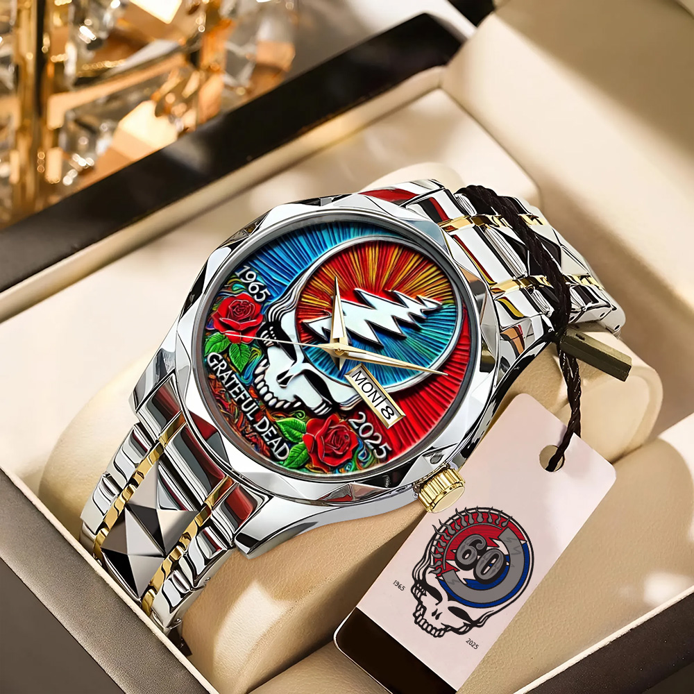 Goalzenith Grateful Dead Music Alloy Luxury Quartz Watch For Fan
