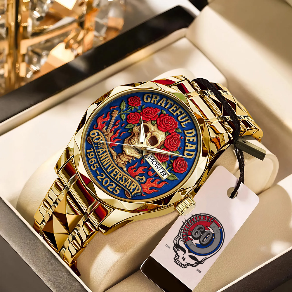 Goalzenith Grateful Dead Music Alloy Luxury Quartz Watch For Fan