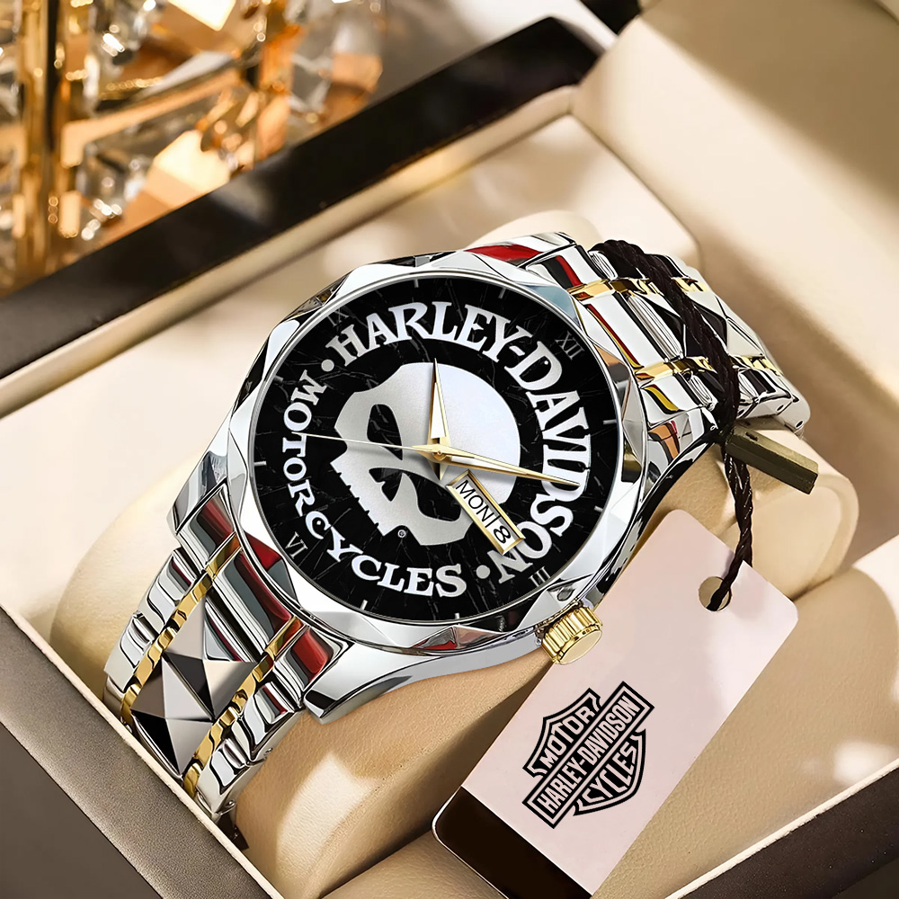 Goalzenith Harley Davidson Alloy Luxury Quartz Watch For Fan