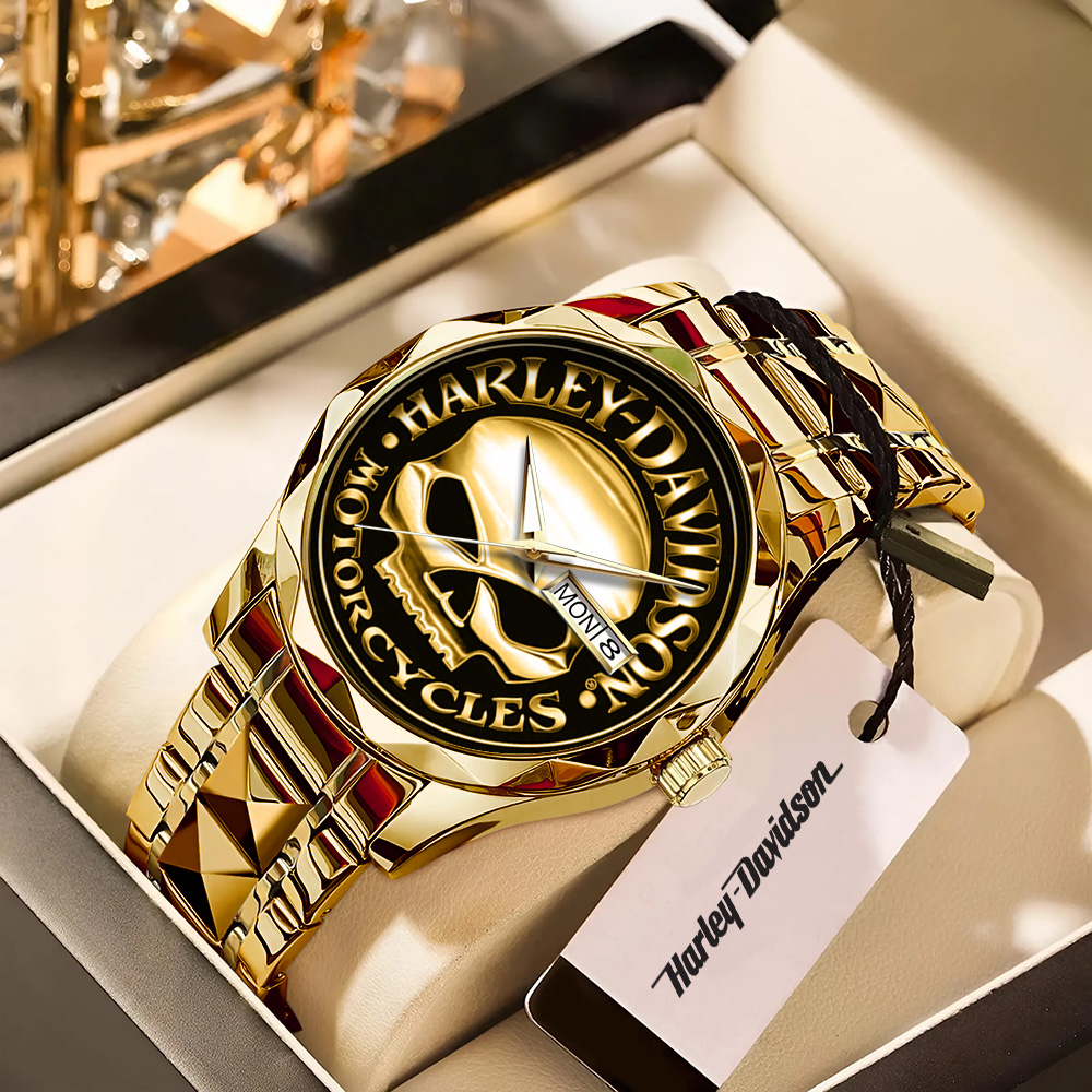 Goalzenith Harley Davidson Alloy Luxury Quartz Watch For Fan
