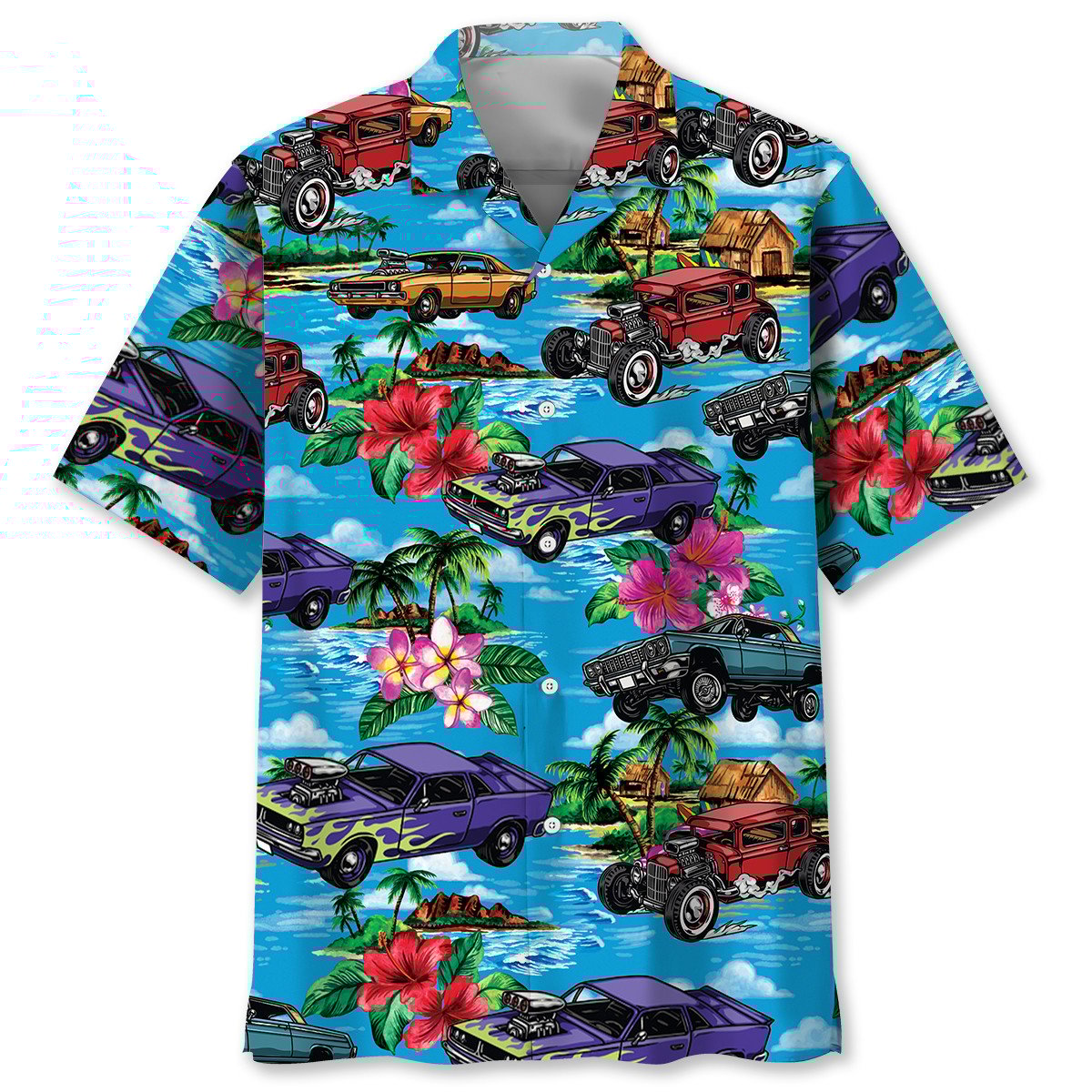 Goalzenith Hot Rod Beach Hawaiian Shirt For Fan