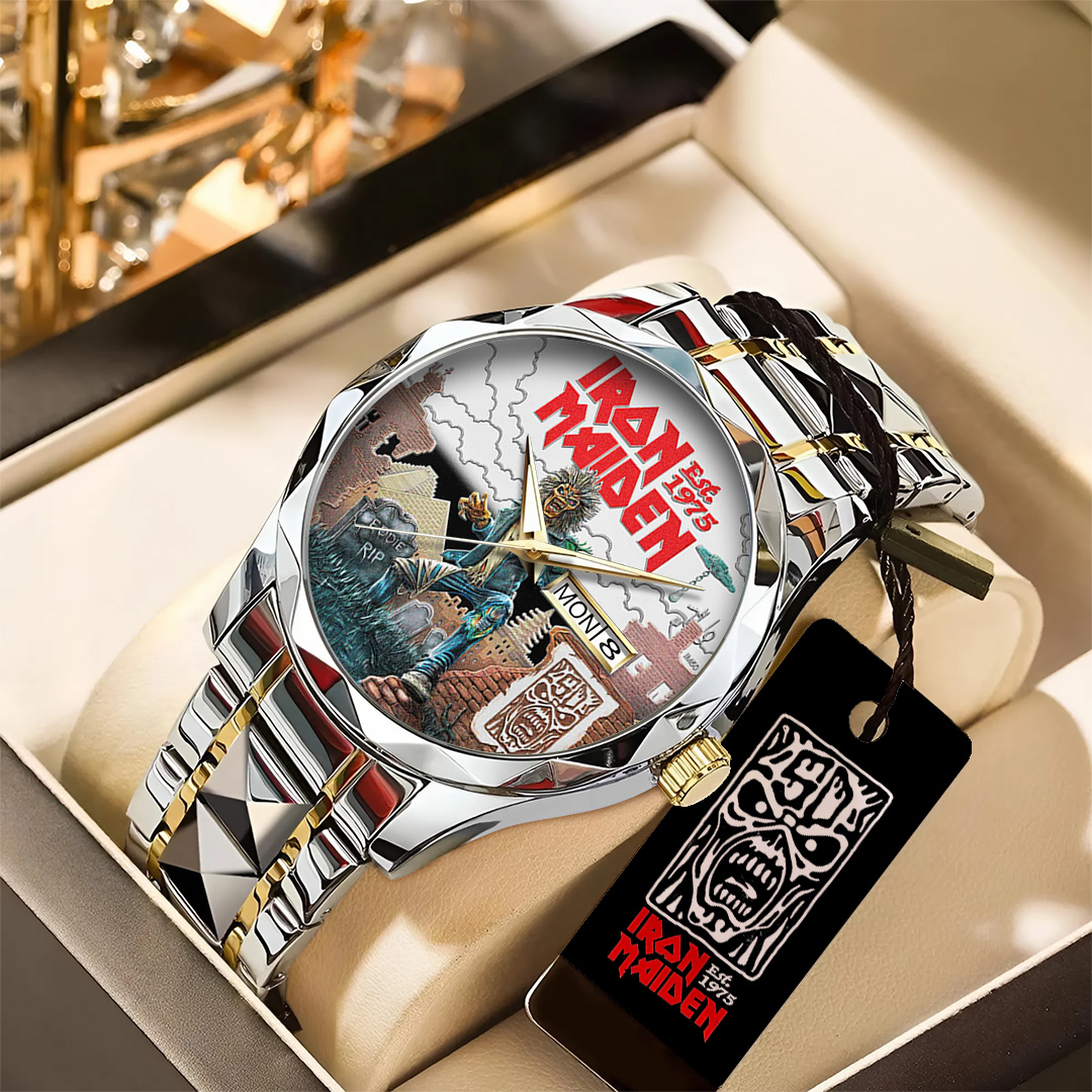 Goalzenith Iron Maiden Music Alloy Luxury Quartz Watch For Fan