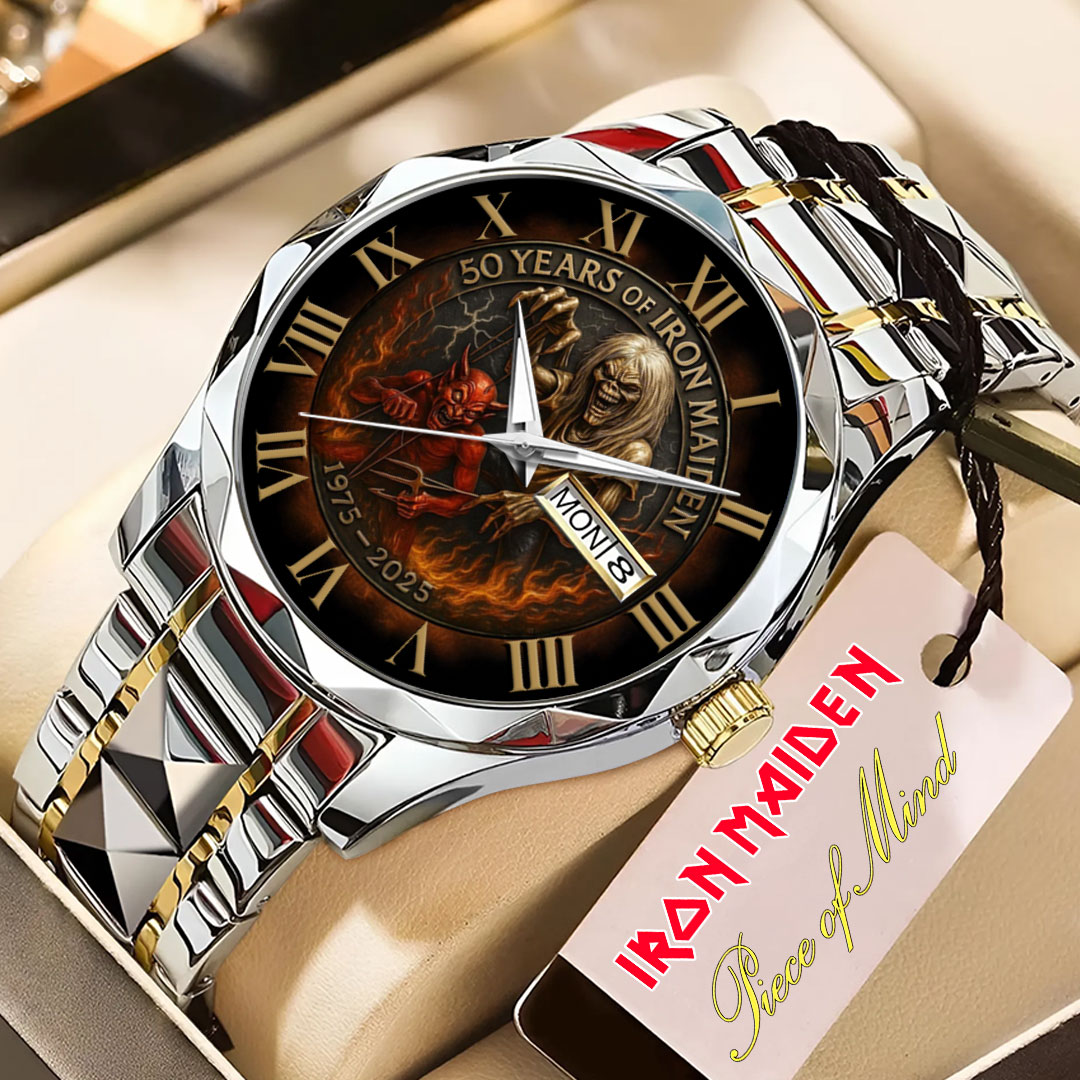 Goalzenith Iron Maiden Music Alloy Luxury Quartz Watch For Fan