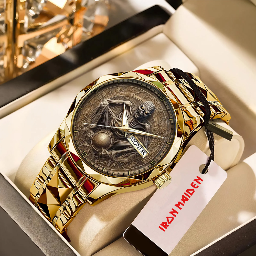 Goalzenith Iron Maiden Music Alloy Luxury Quartz Watch For Fan