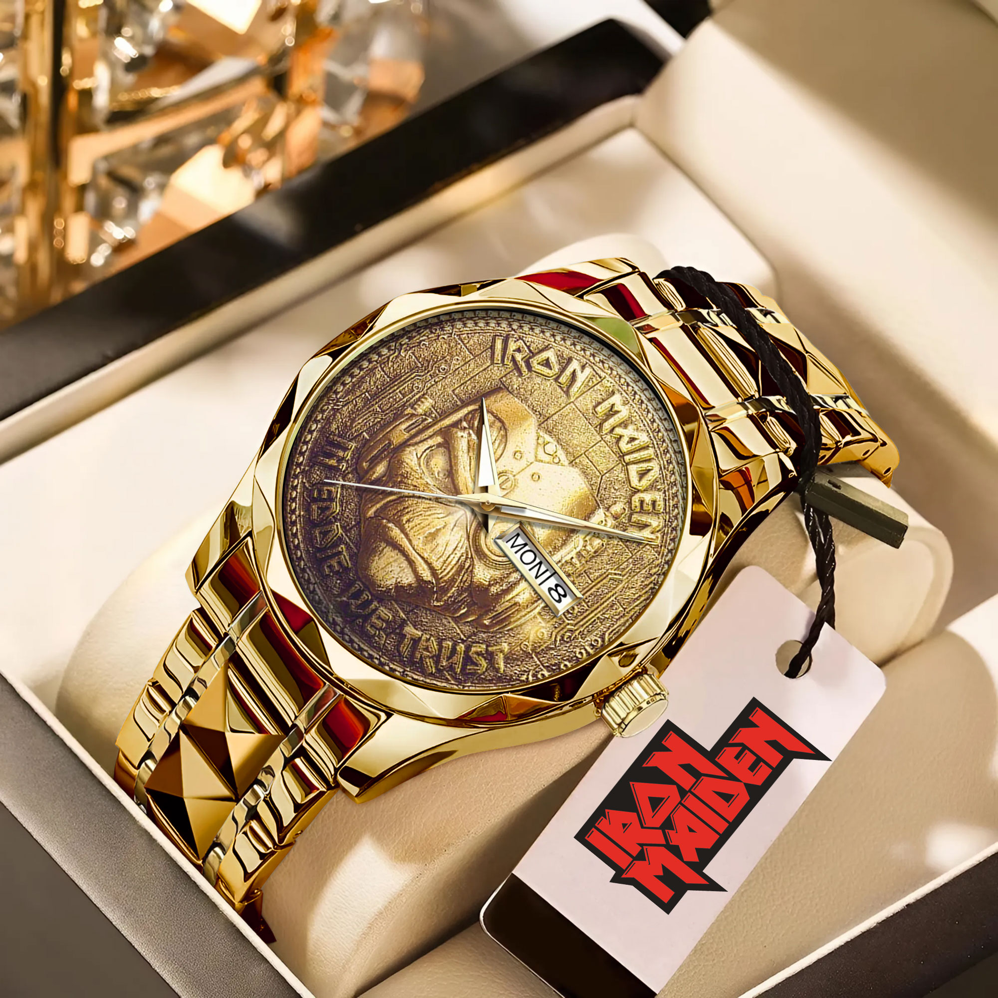 Goalzenith Iron Maiden Music Alloy Luxury Quartz Watch For Fan