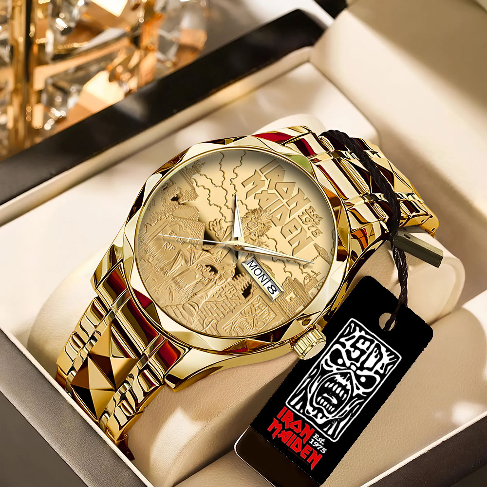 Goalzenith Iron Maiden Music Alloy Luxury Quartz Watch For Fan