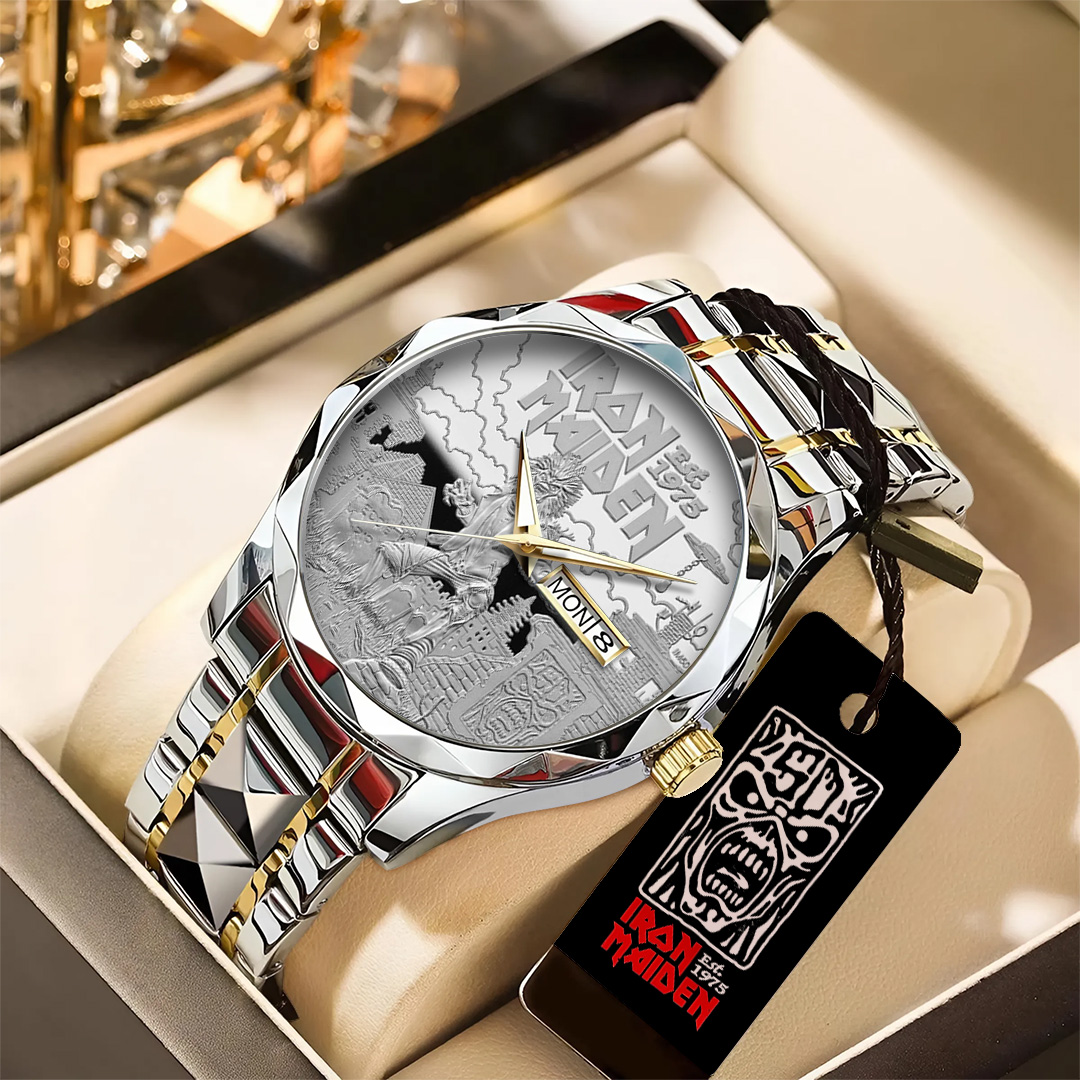 Goalzenith Iron Maiden Music Alloy Luxury Quartz Watch For Fan