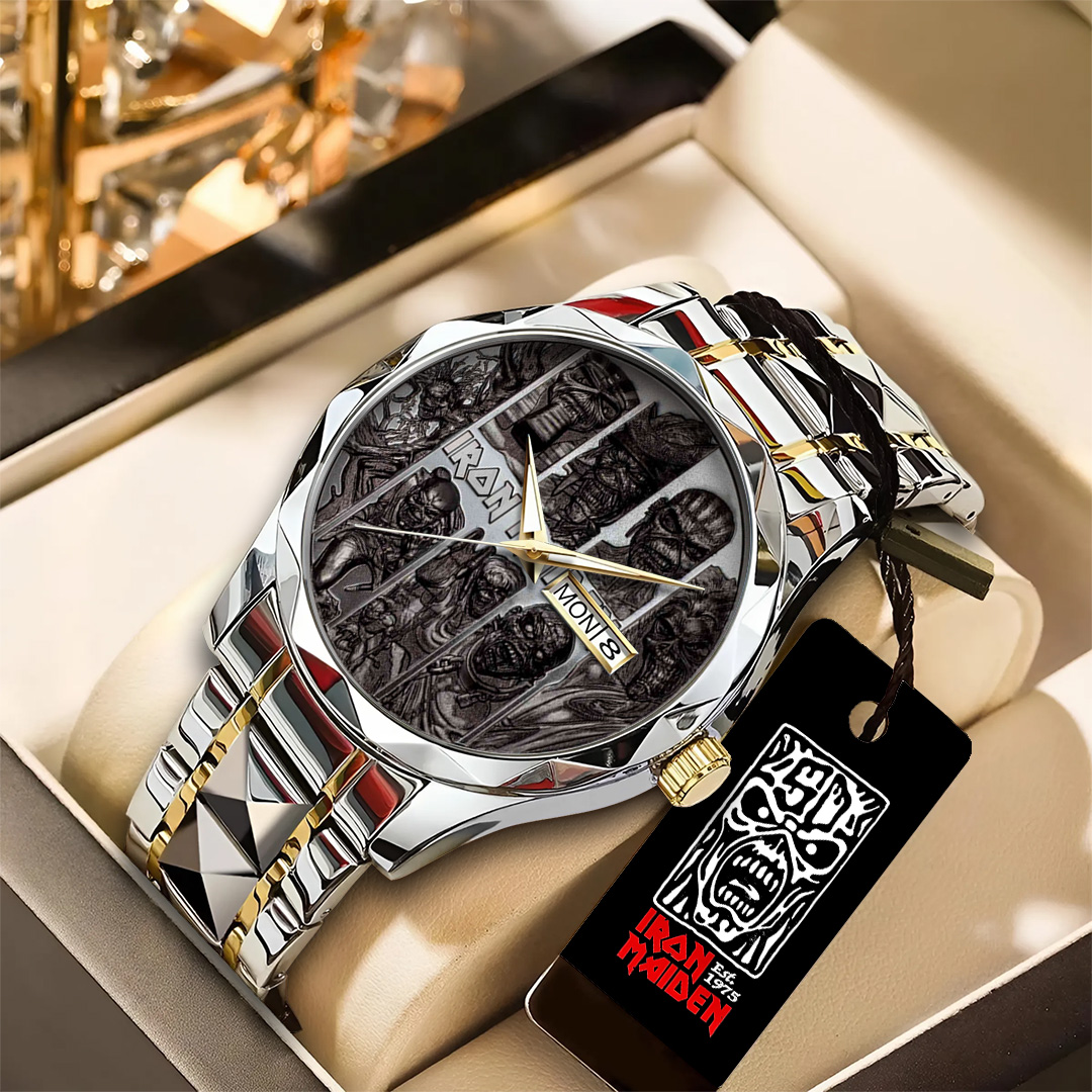 Goalzenith Iron Maiden Music Alloy Luxury Quartz Watch For Fan
