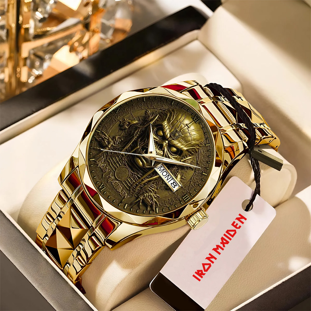Goalzenith Iron Maiden Music Alloy Luxury Quartz Watch For Fan