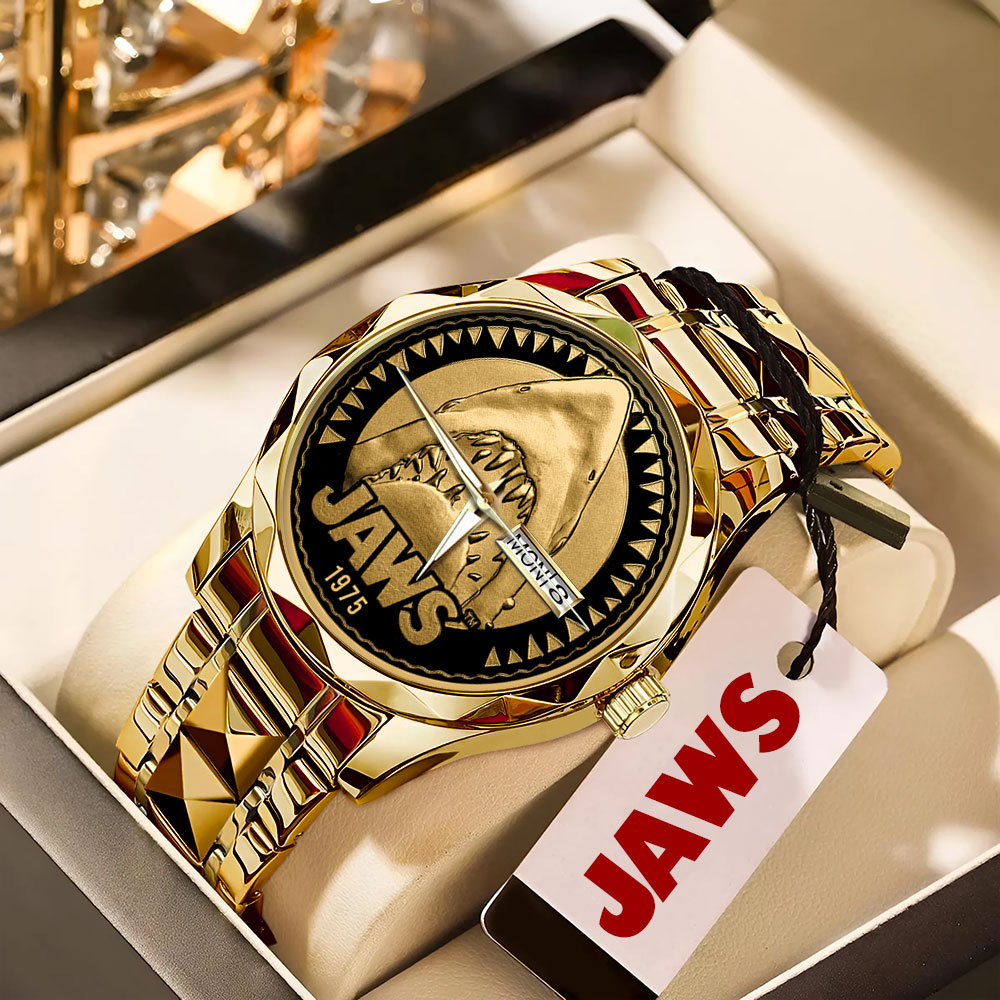 Goalzenith Jaws Movie Alloy Luxury Quartz Watch For Fan