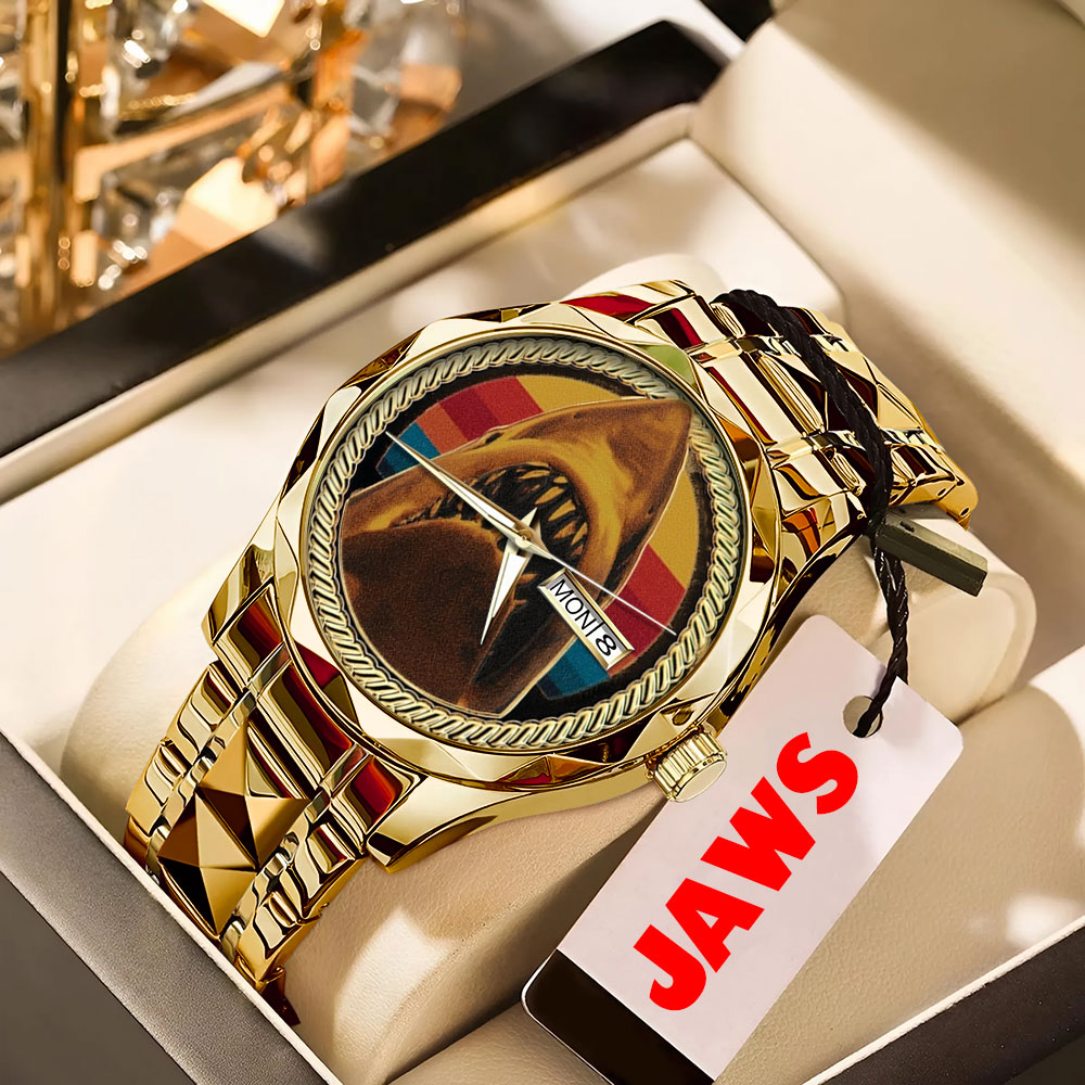 Goalzenith Jaws Movie Alloy Luxury Quartz Watch For Fan