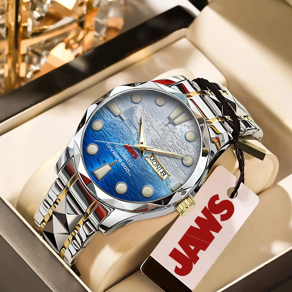 Goalzenith Jaws Movie Alloy Luxury Quartz Watch For Fan