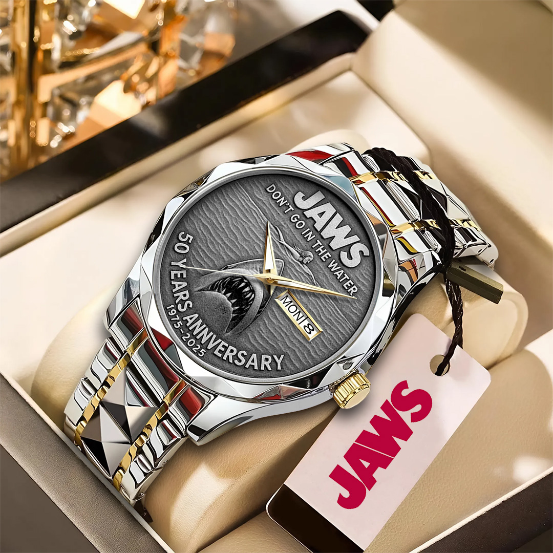 Goalzenith Jaws Movie Alloy Luxury Quartz Watch For Fan