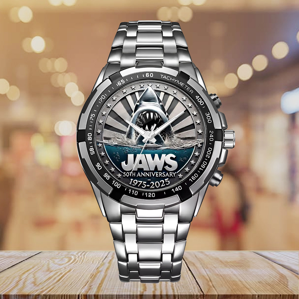 Goalzenith Jaws Movie Alloy Quartz Watch For Fan