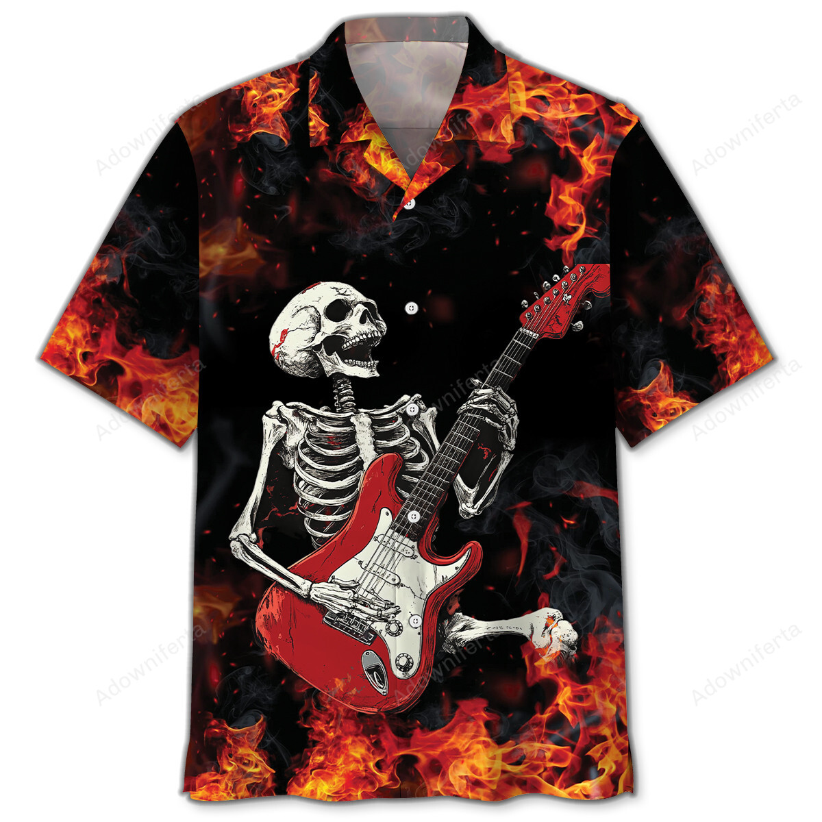 Goalzenith Let's Rock Guitar Hawaiian Shirt For Fan